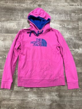 The North Face Pink Hoodie Sweatshirt Size Medium